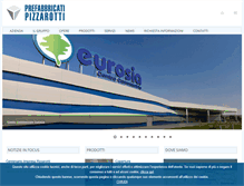 Tablet Screenshot of pizzarottiprefabbricati.it